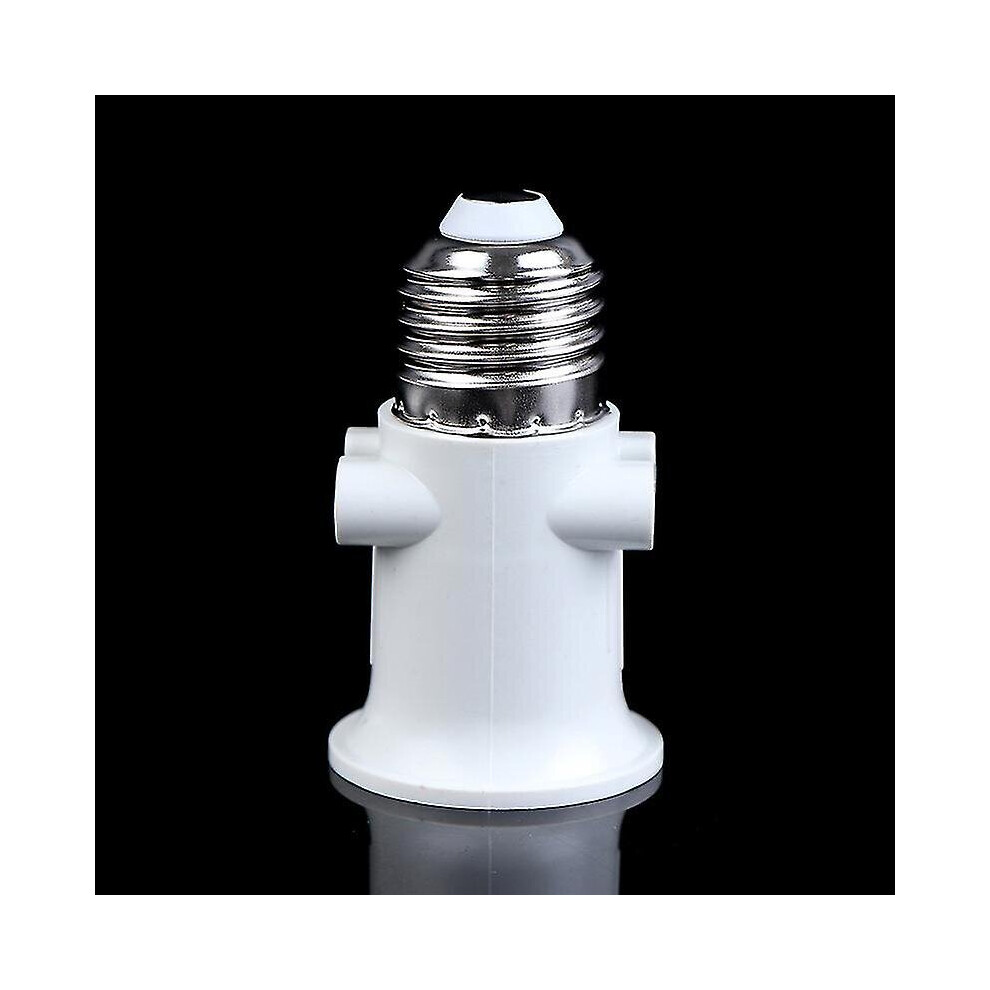 Ac100-240v E27 Bulb Adapter Lamp Holder Base Socket Conversion With Eu Plug