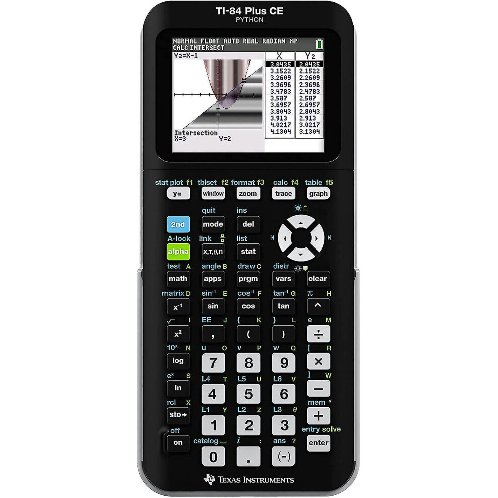Ti-84 Plus Ce Color Graphing Calculator, Black