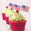 100 Pack Mini Usa Flag Paper Picks For Fruits, Cocktails, Food, Toothpicks, World Flags Crday Gift 4
