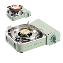 Portable Single Burner Stove Stove With 2.1kw Outdoor Camp Stove Suitable(size:green)