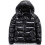 Shiny Down Jacket Men's Winter Jacket Stand Collar Down Jacket With Hood 1