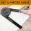 Miter Saw Protractor 7 Inch Aluminum Protractor Angle Finder 2