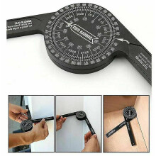 Miter Saw Protractor 7 Inch Aluminum Protractor Angle Finder