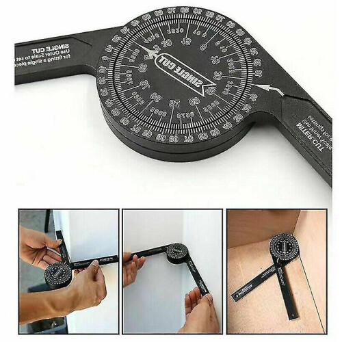 Miter Saw Protractor 7 Inch Aluminum Protractor Angle Finder