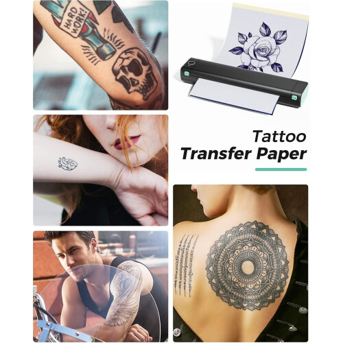 Wireless Tattoo Transfer Stencil Printer Tattoo Transfer Thermal Copier Machine Kit 1
