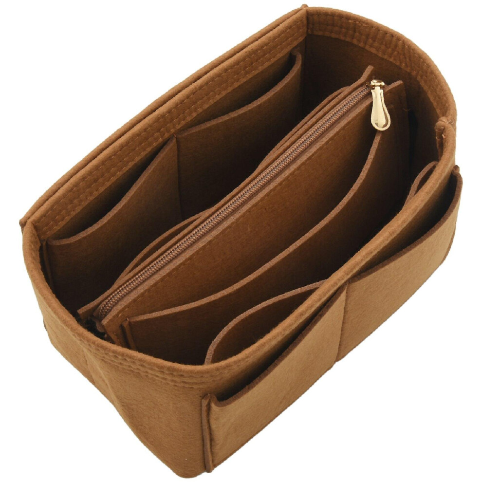 Home Storage Bag Purse Organizer Felt Insert Bag Makeup Organizer Inner Purse Portable Cosmetic Bag