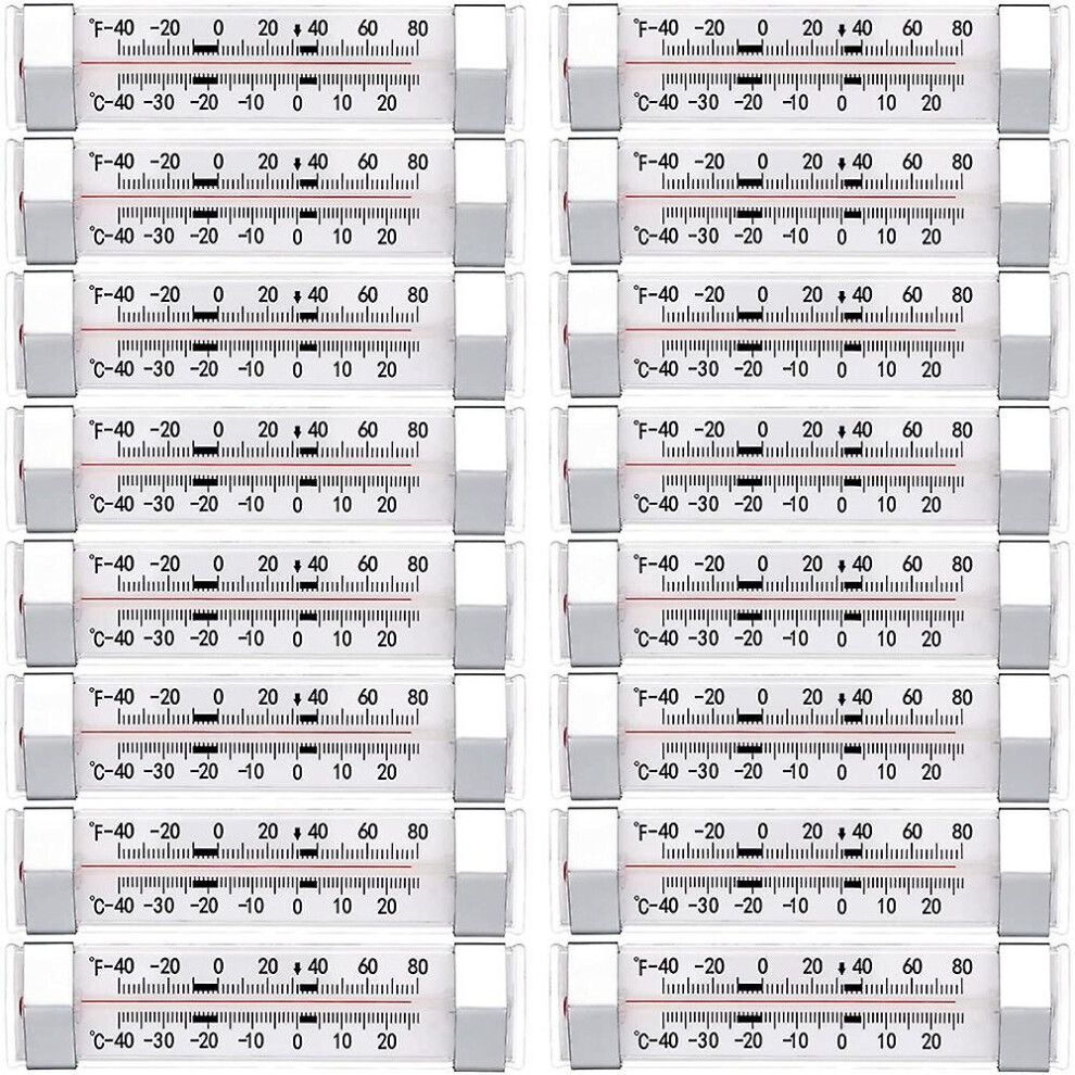20 Packs Freezer Kitchen Thermometer Refrigerator Thermometer Cooler Thermometer For Kitchen Home S