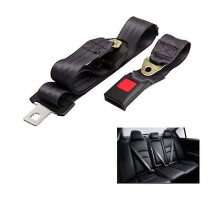 2pcs Car Seat Belt Seatbelt 2 Point Auto Vehicle Car Seat Belt 2-point Buckle Auto Car Safety Seat Belt