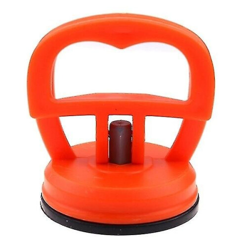 (orange) 2pcs Suction Cup Dent Puller Handle Lifter Car Dent Puller Remover For Car Dent Repair, Glass, Tile, Mirror 2