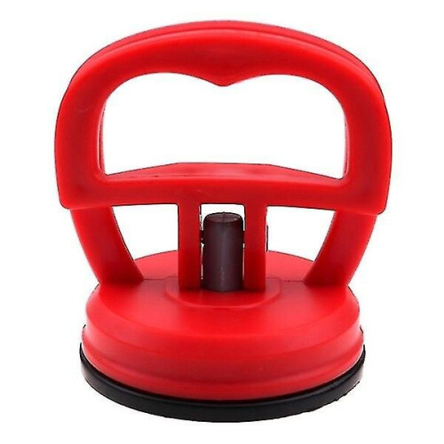 (red) 2pcs Suction Cup Dent Puller Handle Lifter Car Dent Puller Remover For Car Dent Repair, Glass, Tile, Mirror 2