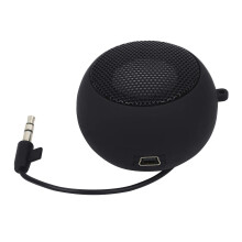 Mini Speaker Portable Rechargeable Travel Speaker With Aux Input Wired 3.5mm Headphone - Refurbished