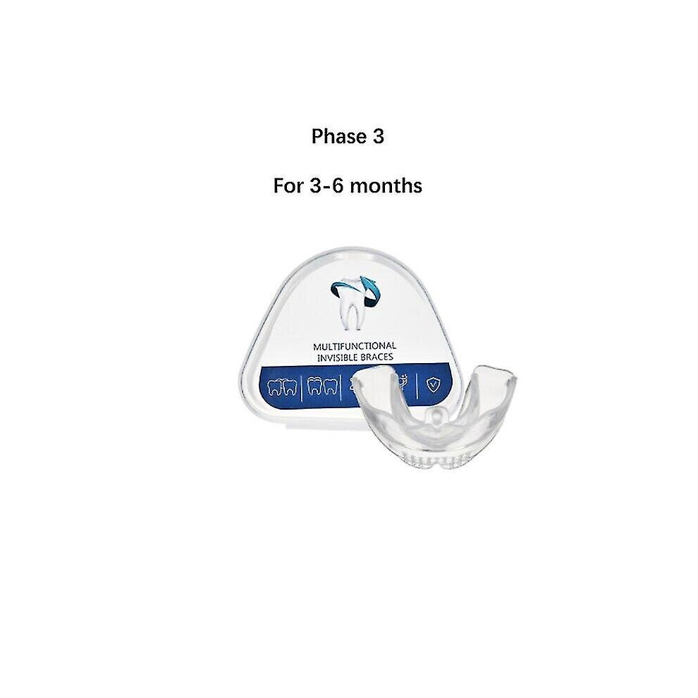 (3 stage) Teeth Straightener, Dental Braces Orthodontic Teeth Trainer Set For Adults, Alignment 3 Stage Tooth Retainers