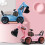(Blue) Sliding Excavator Car Kids With Lights 3