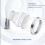 ComfiTech Ionic Shower Head with 2m Hose | Triple Filtration for Hard Water, Boosts Pressure, 3 Modes: Rainfall, Massage, Jet 4