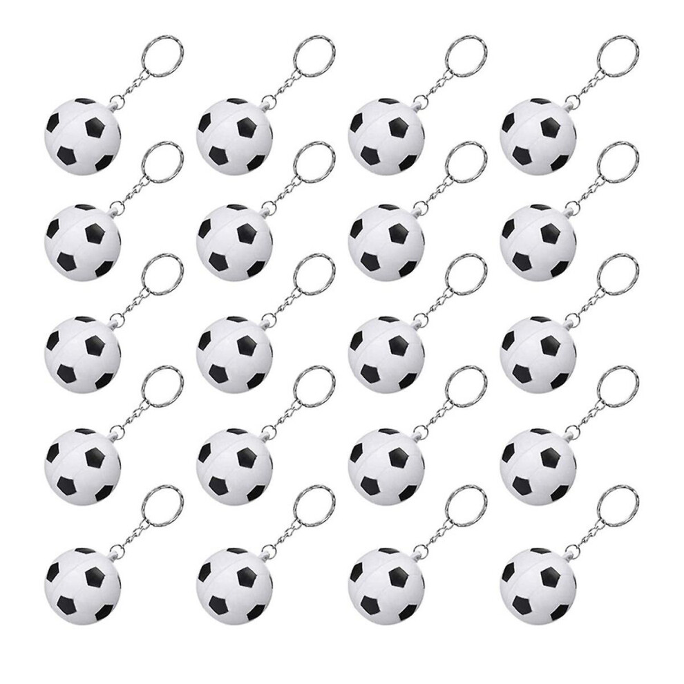 20Pack Soccer Ball Keychains For Party Favors,Football Stress Ball,School Carnival Reward,Sports Ce 9172662364033
