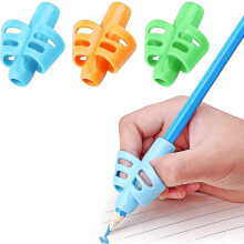 3 Pack Pencil Grips, Kids Handwriting Pencil Grips, Kids Pen Writing Aid Grip Set Posture Correction Tool For Preschoolers - Snngv