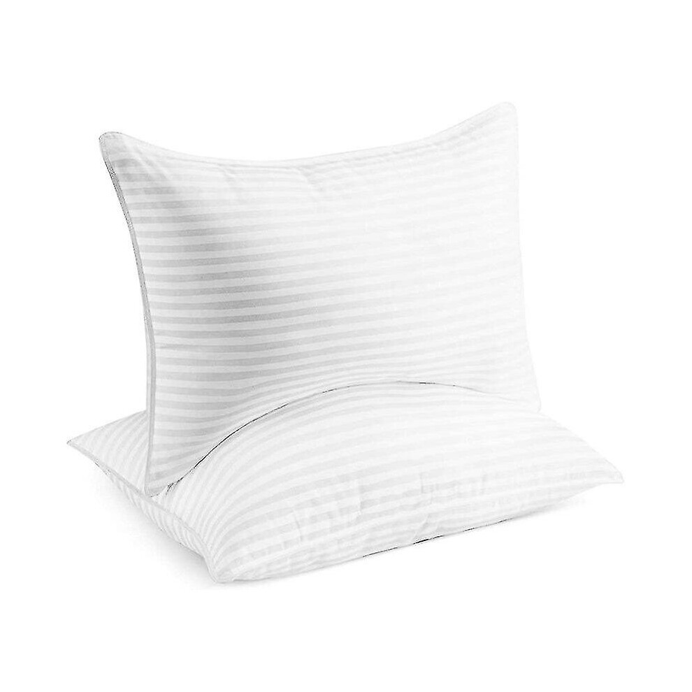 Beckham Hotel Collection Bed Pillows For Sleeping - Queen Size, Set Of 2 - Cooling, Luxury Gel Pillow For Back, Stomach Or Side Sleepers