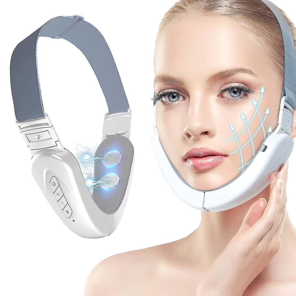 Double Chin Reducer Machine, Ems Face Lifting Machine, Electric V-face Shaping Beauty Belt, Firming Facial Massager Hk