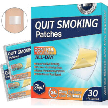 21mg Step 1 Smoking Aid Stop Smoking Patch Quit Smoking Nicotine Patches,safety Anti-smoking Stickers 30 Patches