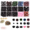 560pcs Safety Eyes And Noses With Washers For Stuffed Doll Black Glitter Eyes 1