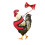 (Blue, M) Adjustable Chicken Harness With Leash- Comfortable Hen Vest Breathable Mesh 4