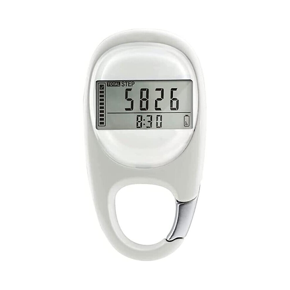 Pedometer With Clip Portable 3d Digital, Pedometer For Accurate Recording Of Steps And Miles / Kilom