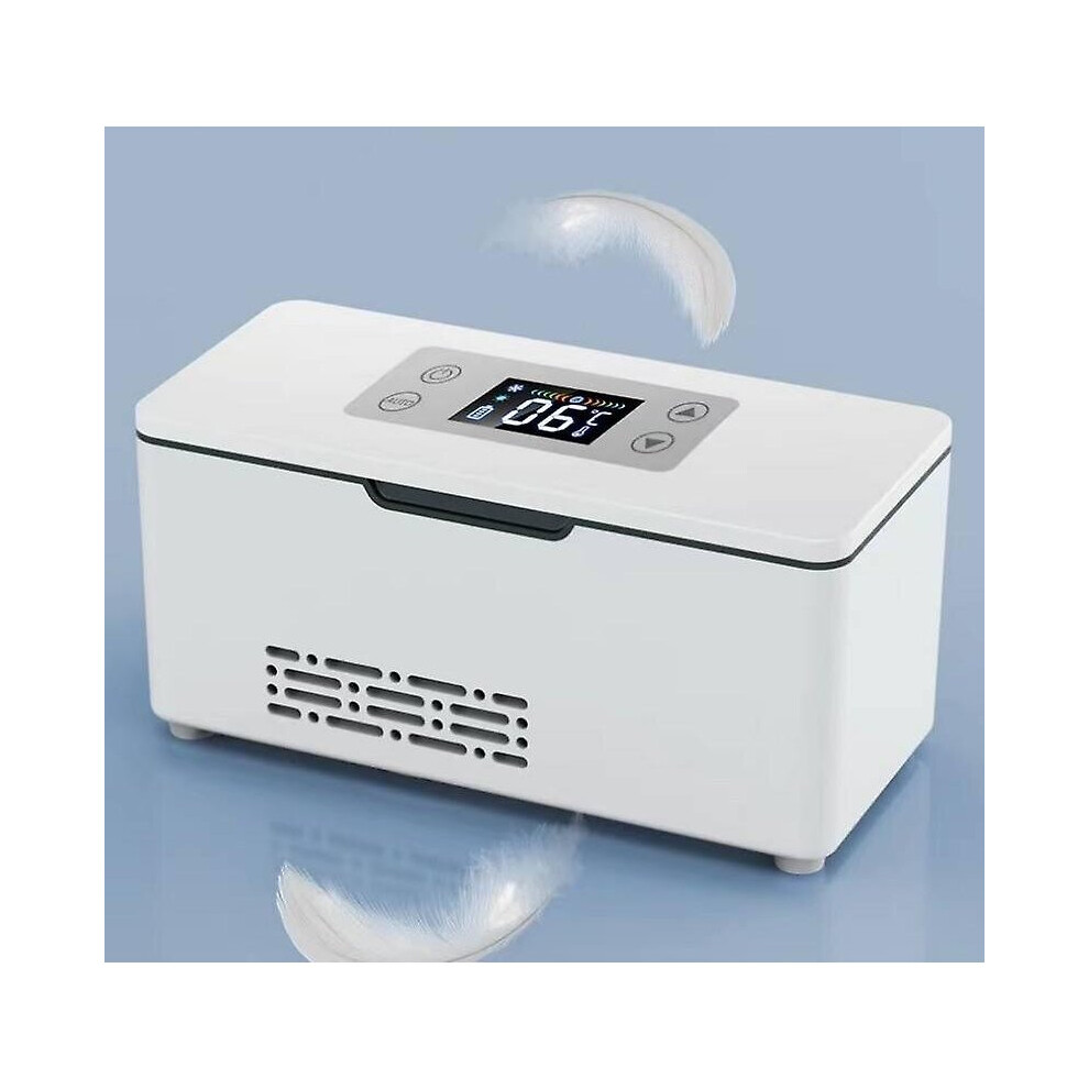 Portable Insulin Cooler Refrigerated Box Lcd Display Insulin Cooler Case Reefer Car Small Refrigerator Mini Cold Boxes Portable Drug Reefer Mini Drug-image-OPC-PCJZJ2H-NEW