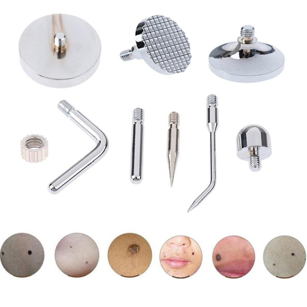 Dark 9Pcs/Set Replace Needles Mole Removal Plasma Pen Freckle Spot Remover Tool
