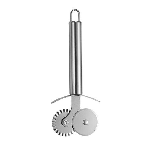 Double Roller Wheels Pizza Cutter 1