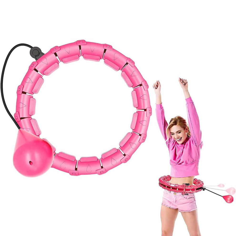 24 Knots Weighted Hula Hoop Smart Hola Thin Waist Fitness Weight Loss 