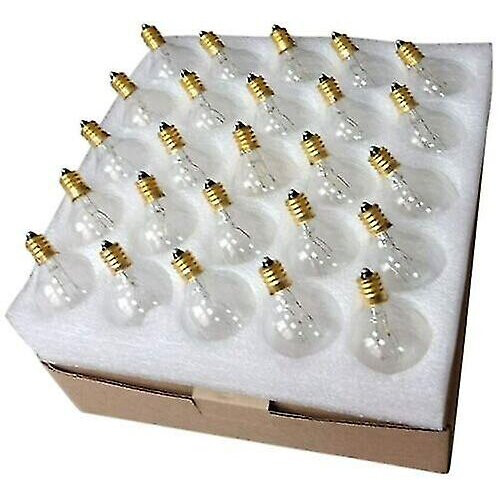 25x G40 Compatible Bulb E12 7w Compatible String Lights
