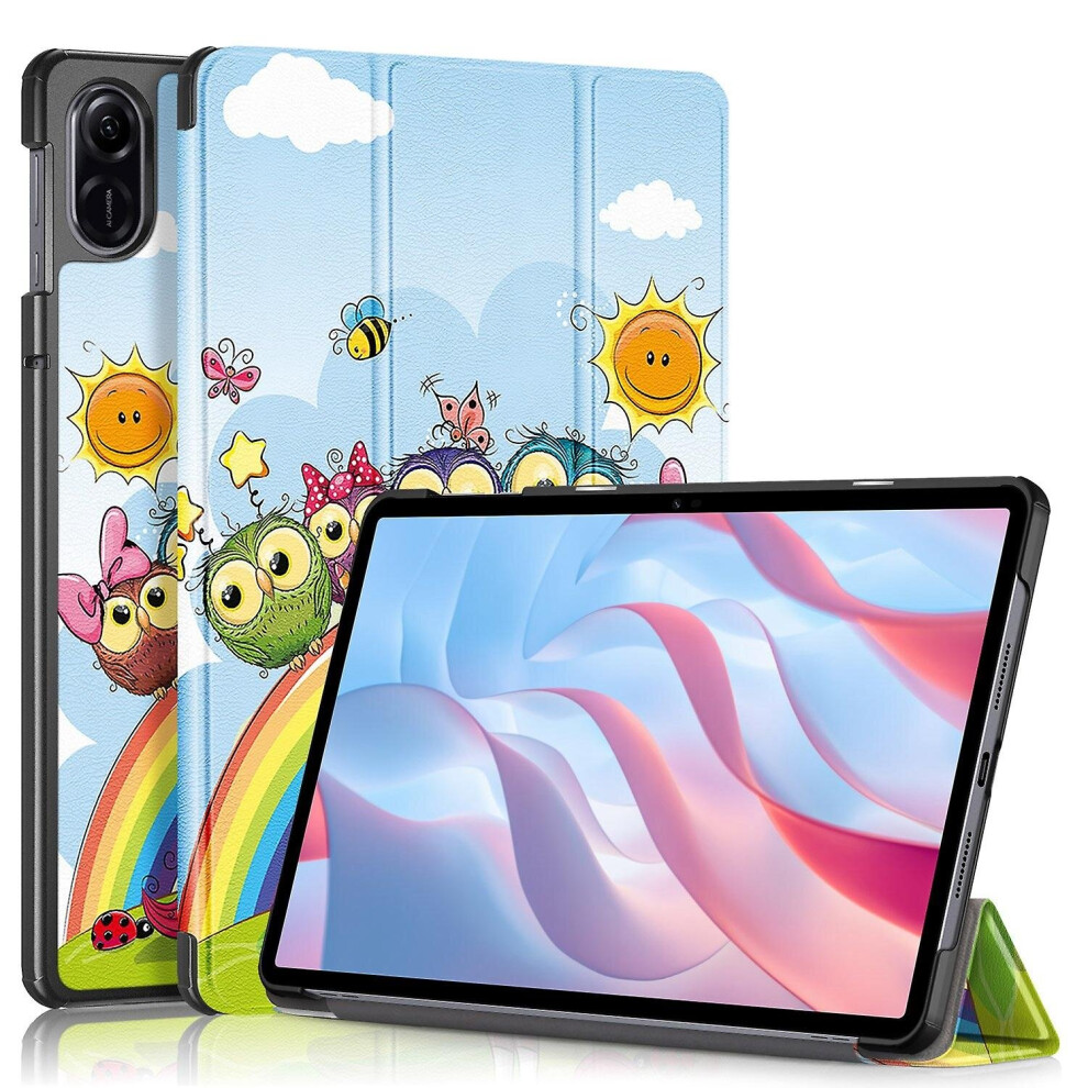 ( Unicorn) Drawing Leather Tablet Case For Honor Pad X9 / X8 Pro 11.5 White 9172662087031