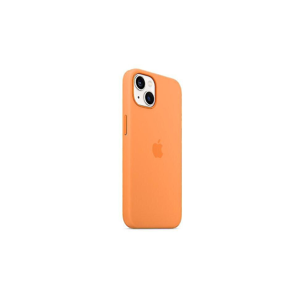 (Marigold) Silicone Case With Magsafe For Iphone 13 Mini Phone Case