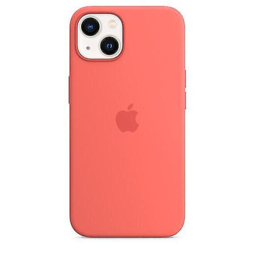 (Pink Pomelo) Silicone Case With Magsafe For Iphone 13 Mini Phone Case