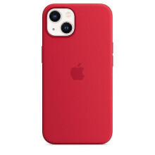 (Red) Silicone Case With Magsafe For Iphone 13 Mini Phone Case