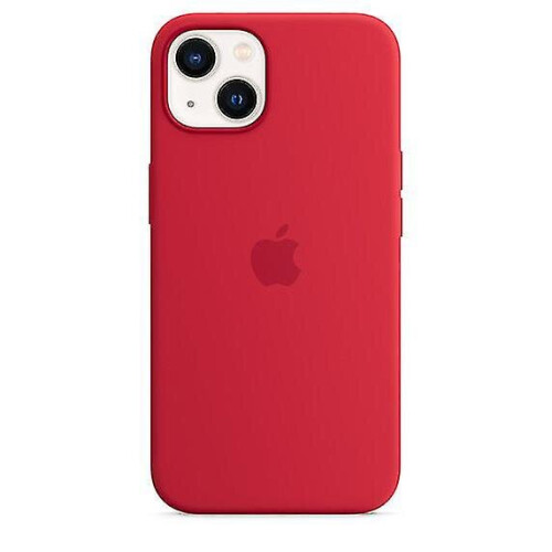 (Red) Silicone Case With Magsafe For Iphone 13 Mini Phone Case