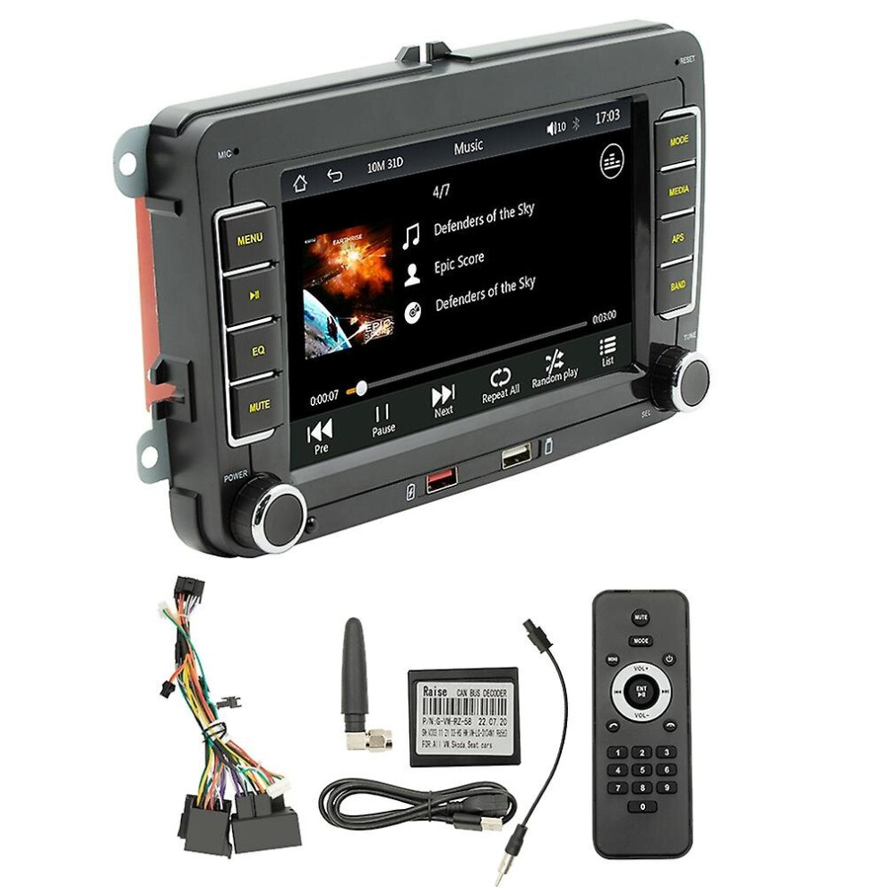 7 Inch 2Din Carplay Android-Auto Radio Car Stereo Bluetooth Mp5 Player 2Usb For /Golf // 9172662391534