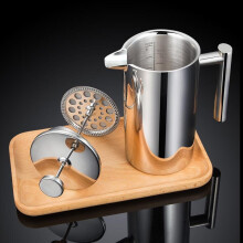 350ml French Press Stainless Steel Coffee Filter Plunger Pitcher