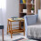 Costway 3 IN 1 2-Step Folding Step Ladder Step Stool Portable Display Rack 5
