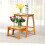 Costway 3 IN 1 2-Step Folding Step Ladder Step Stool Portable Display Rack 4