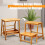 Costway 3 IN 1 2-Step Folding Step Ladder Step Stool Portable Display Rack 7