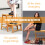 Costway 3 IN 1 2-Step Folding Step Ladder Step Stool Portable Display Rack 3