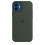 (Dark green) Silicone Phone Case With Magsafe For Iphone 12 1