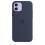 (Deep navy) Silicone Phone Case With Magsafe For Iphone 12 1