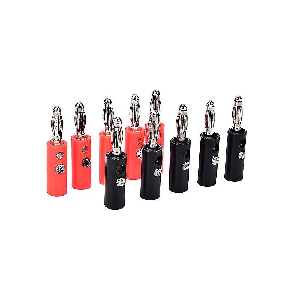 Nickel Plated Banana Plug Banana Connector Plugs(20Pcs-4Mm) 9172662396546