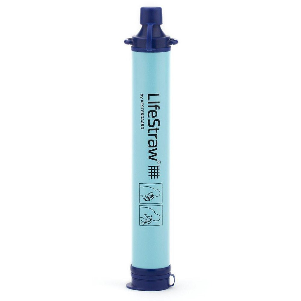 Hgbd-lifestraw Personal Water Filter For Hiking, Camping, Travel, And Emergency Preparedness, 1 Pack, Blue Blue -