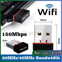 Mini USB WiFi Dongle 802.11 b/g/n Wireless Network Adapter For Windows Laptop/PC