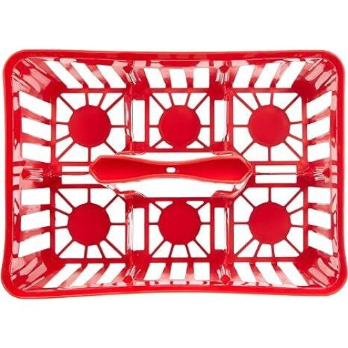 Bottle Holder 1 Lt 6 Spaces Stackable Red 1