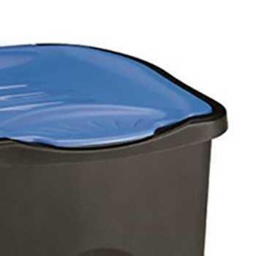 Ecogreen Bin Lt. 50 (Black Body + Blue Lid) 2