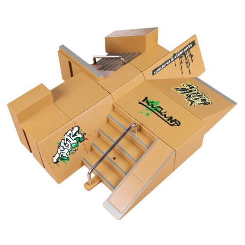 Εξαρτήματα ράμπας πάρκου skate για Tech Deck Mini Fingerboard Finger Board Ultimate Parks 1